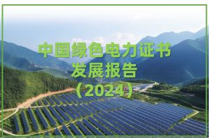 Read more about the article 中国绿色电力证书发展报告（2024）